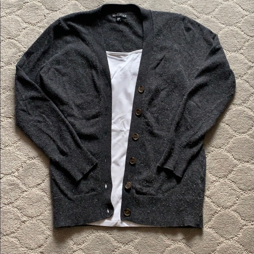 Dark grey cardigan